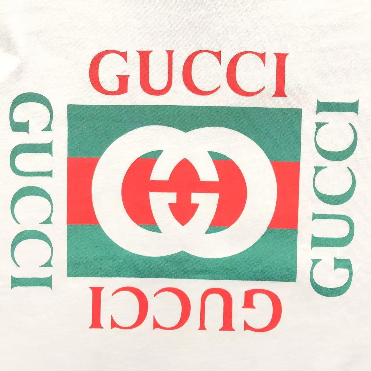 Gucci Logo Tshirt White - Image 3