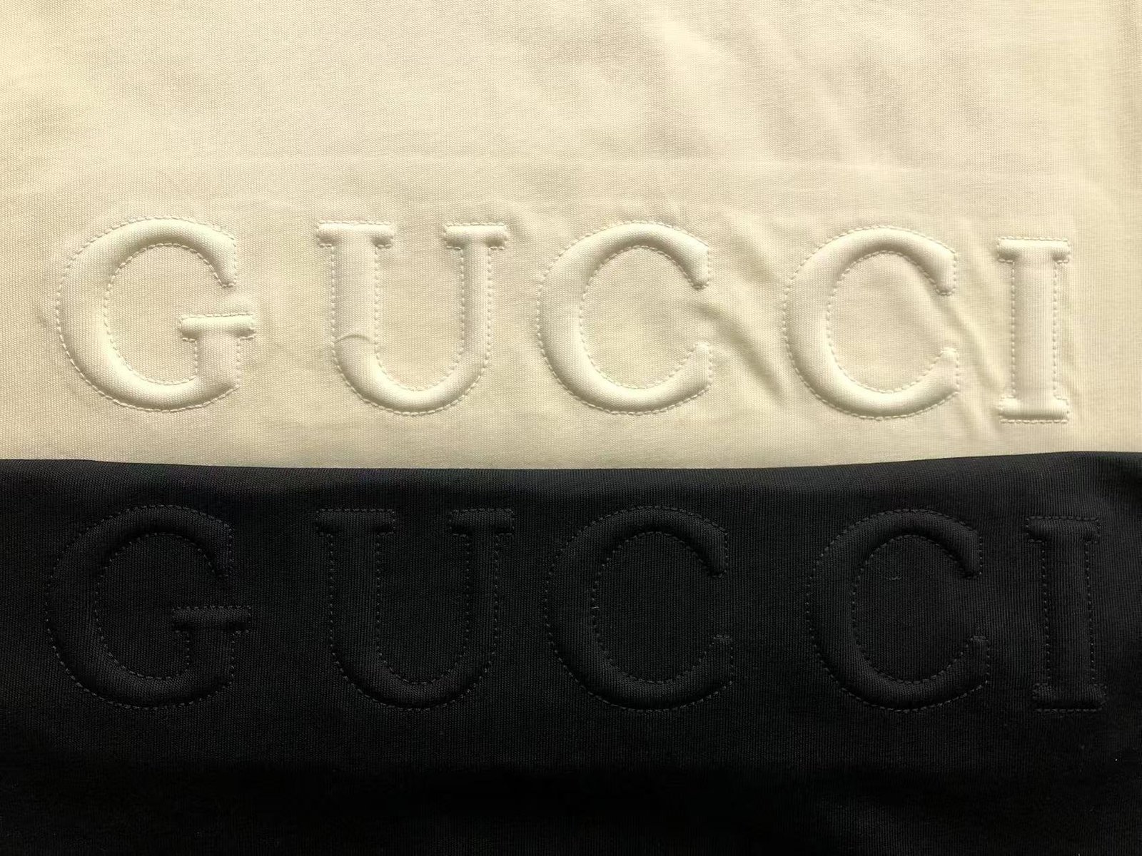 Gucci Logo Tshirt Cream - Image 3