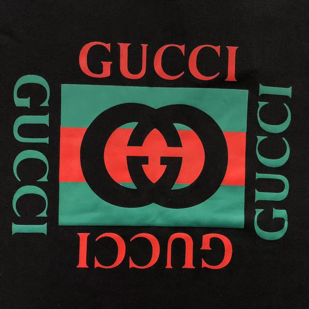 Gucci Logo Tshirt Black - Image 3