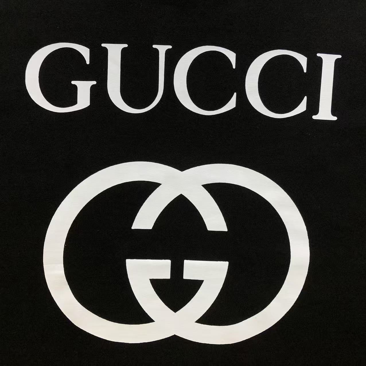 Gucci Logo Tshirt Black - Image 3