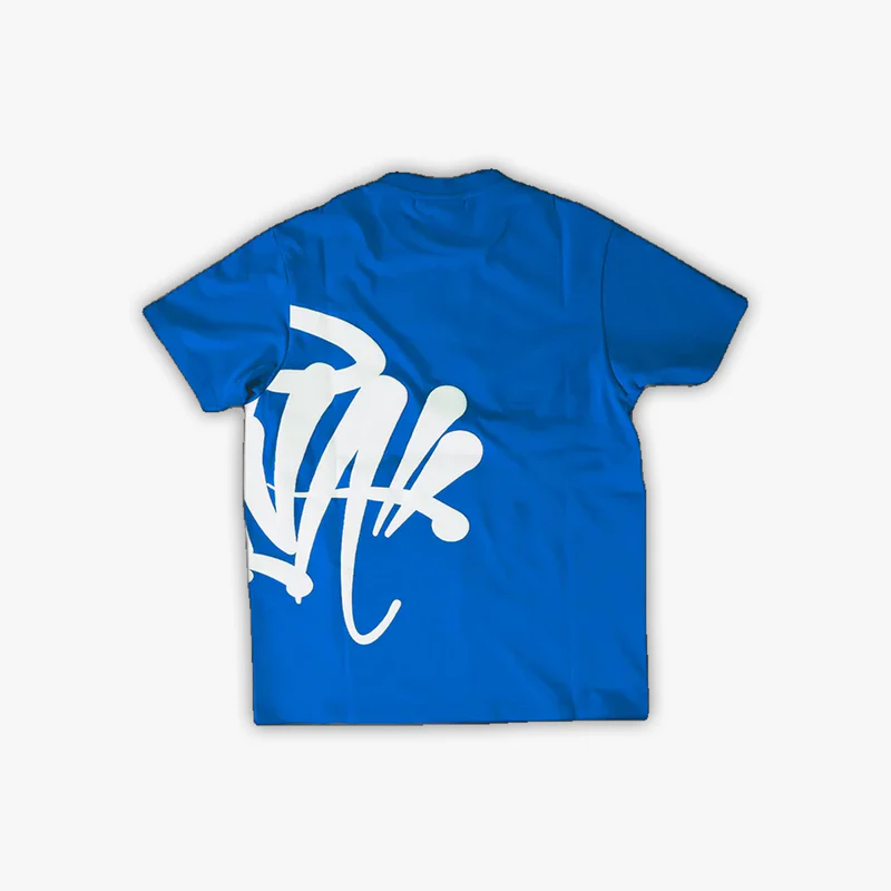 Syna World Team T-Shirt & Shorts Set Blue White - Image 3