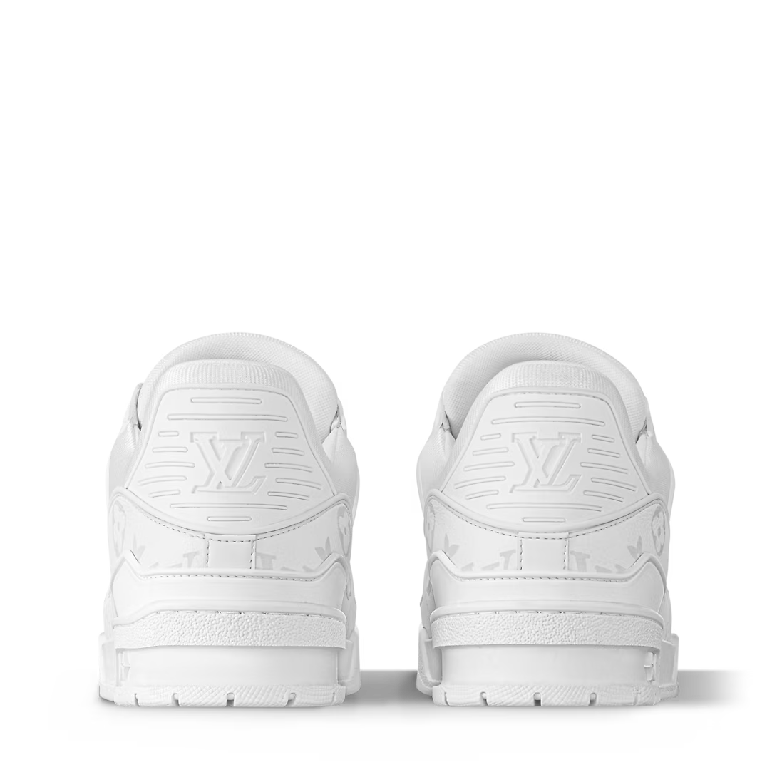 Louis Vuitton LV Trainer Sneaker All White - Image 3