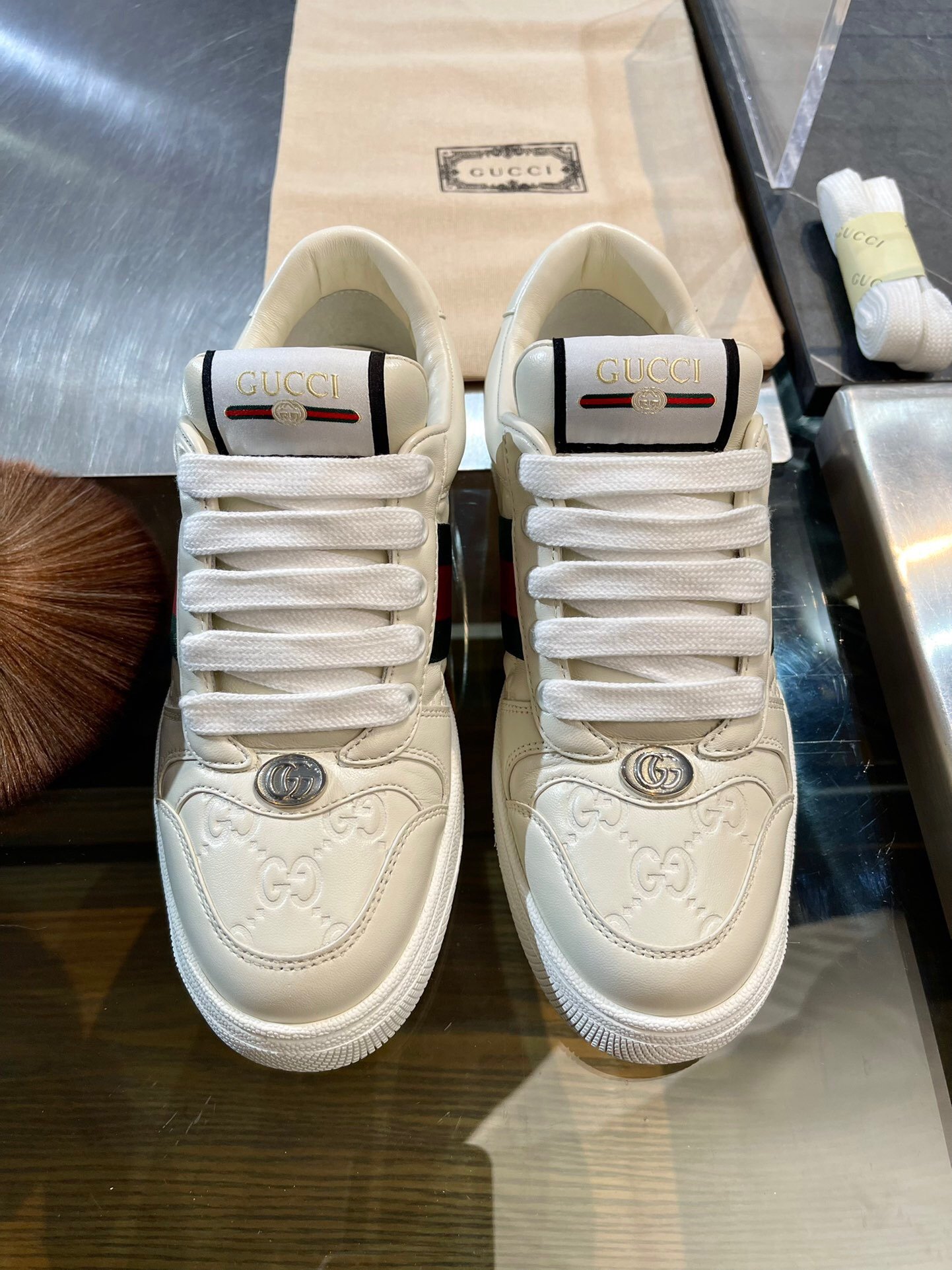 Gucci Screener Trainer Sneaker - Image 4