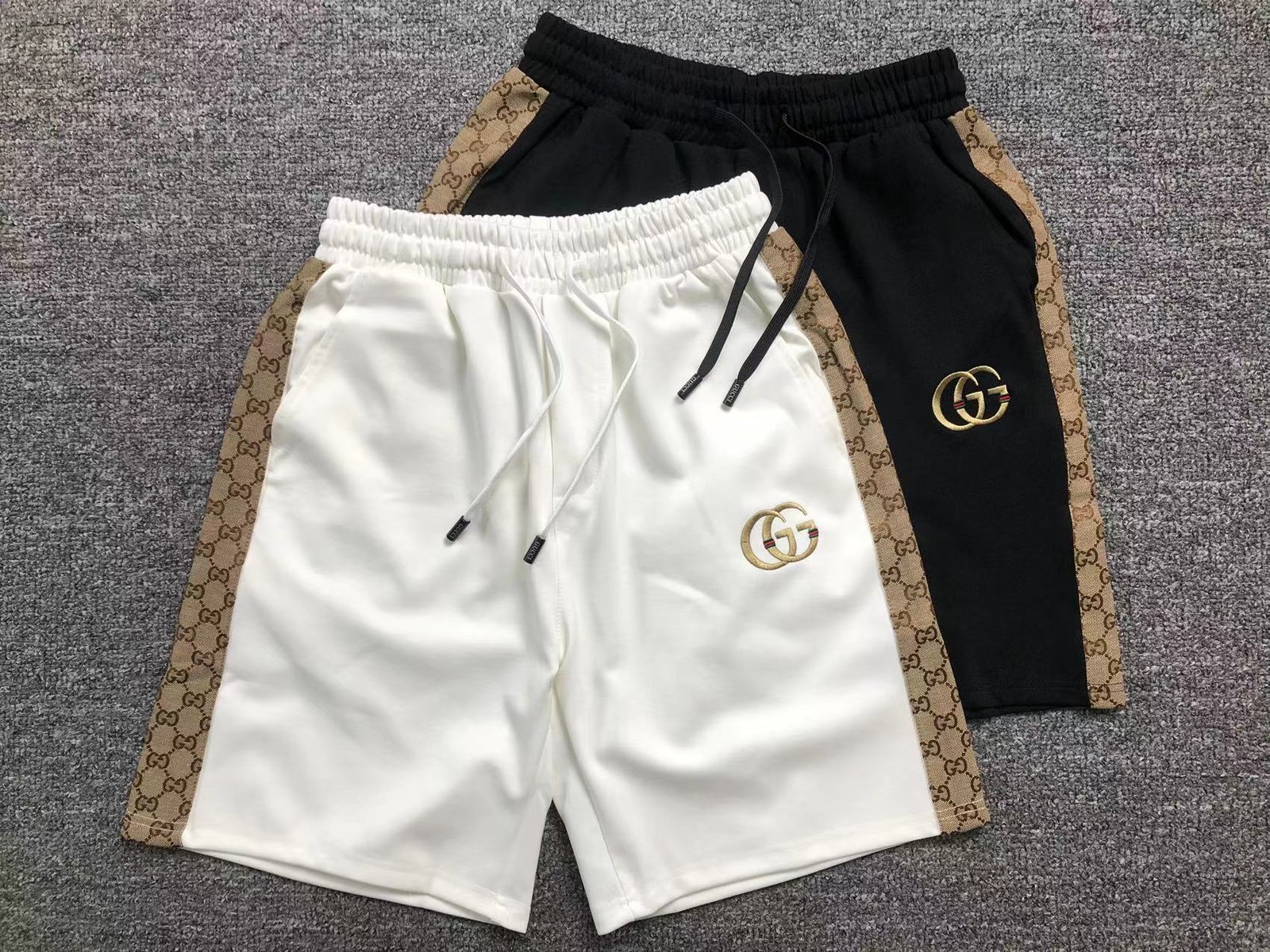 Gucci Logo Shorts White - Image 4