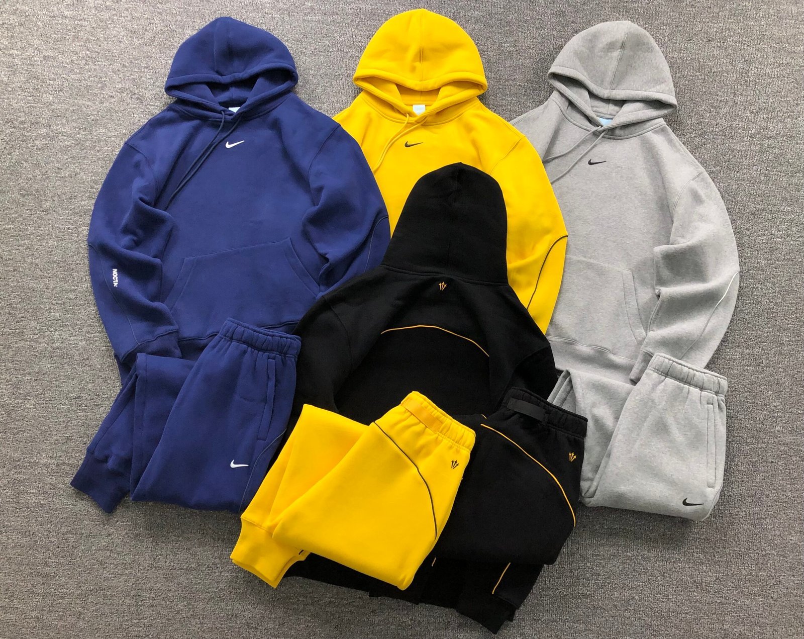 Nike x Nocta Hoodie Black Yellow - Image 4