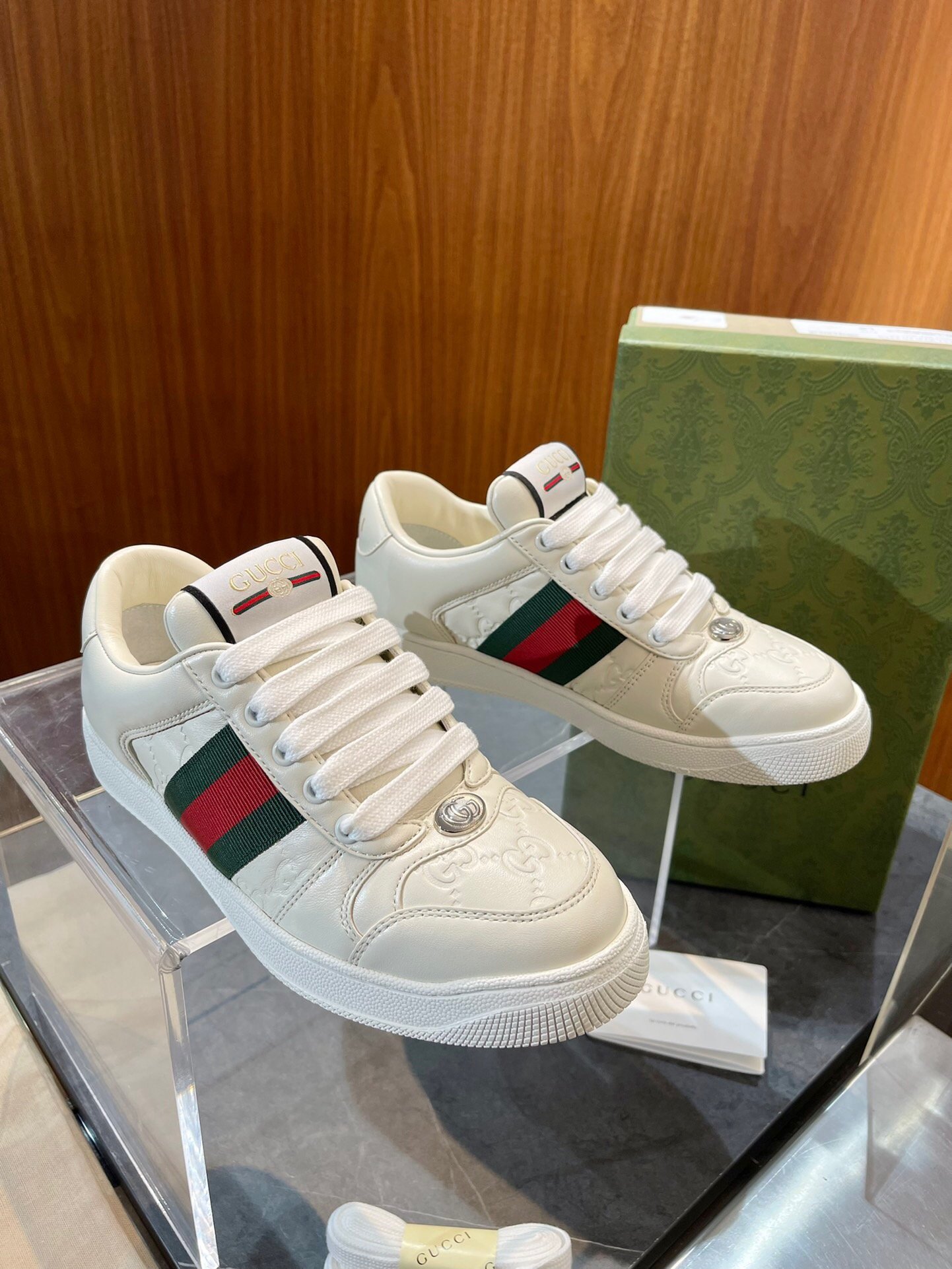 Gucci Screener Trainer Sneaker - Image 5