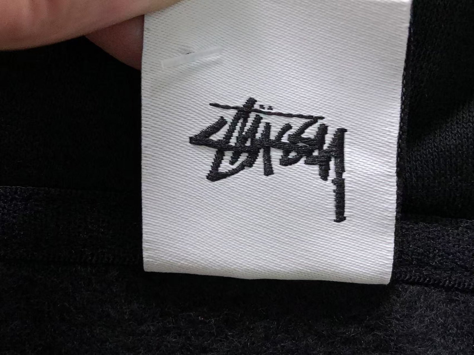 Nike x Stussy Washed Fleece Hoodie Black - Image 5