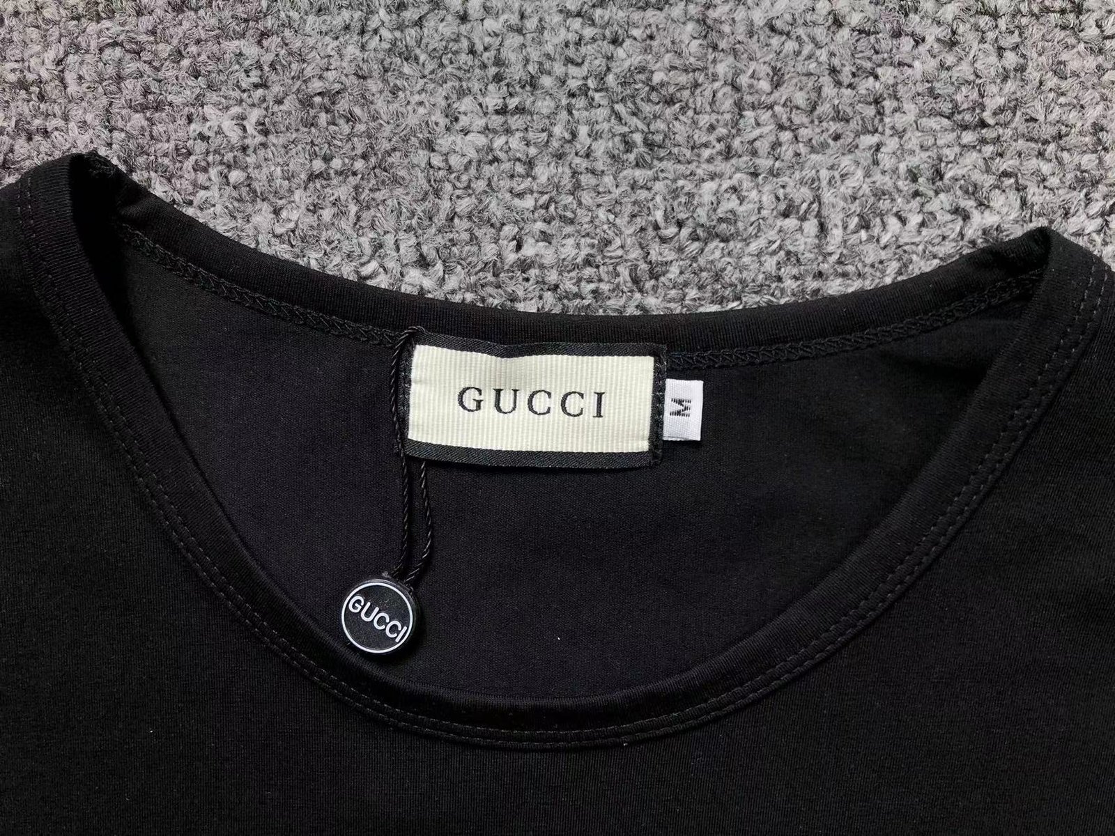 Gucci Logo Tshirt Black - Image 6