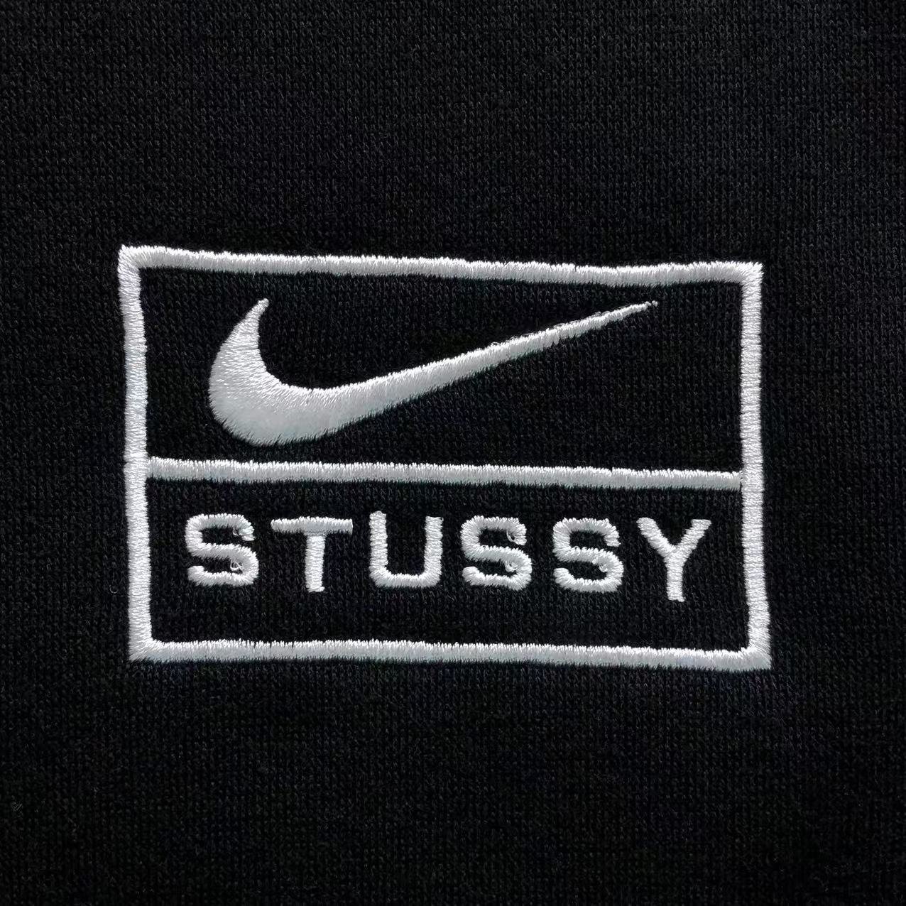 Nike x Stussy Sweatshirt Fleece Black - Image 6