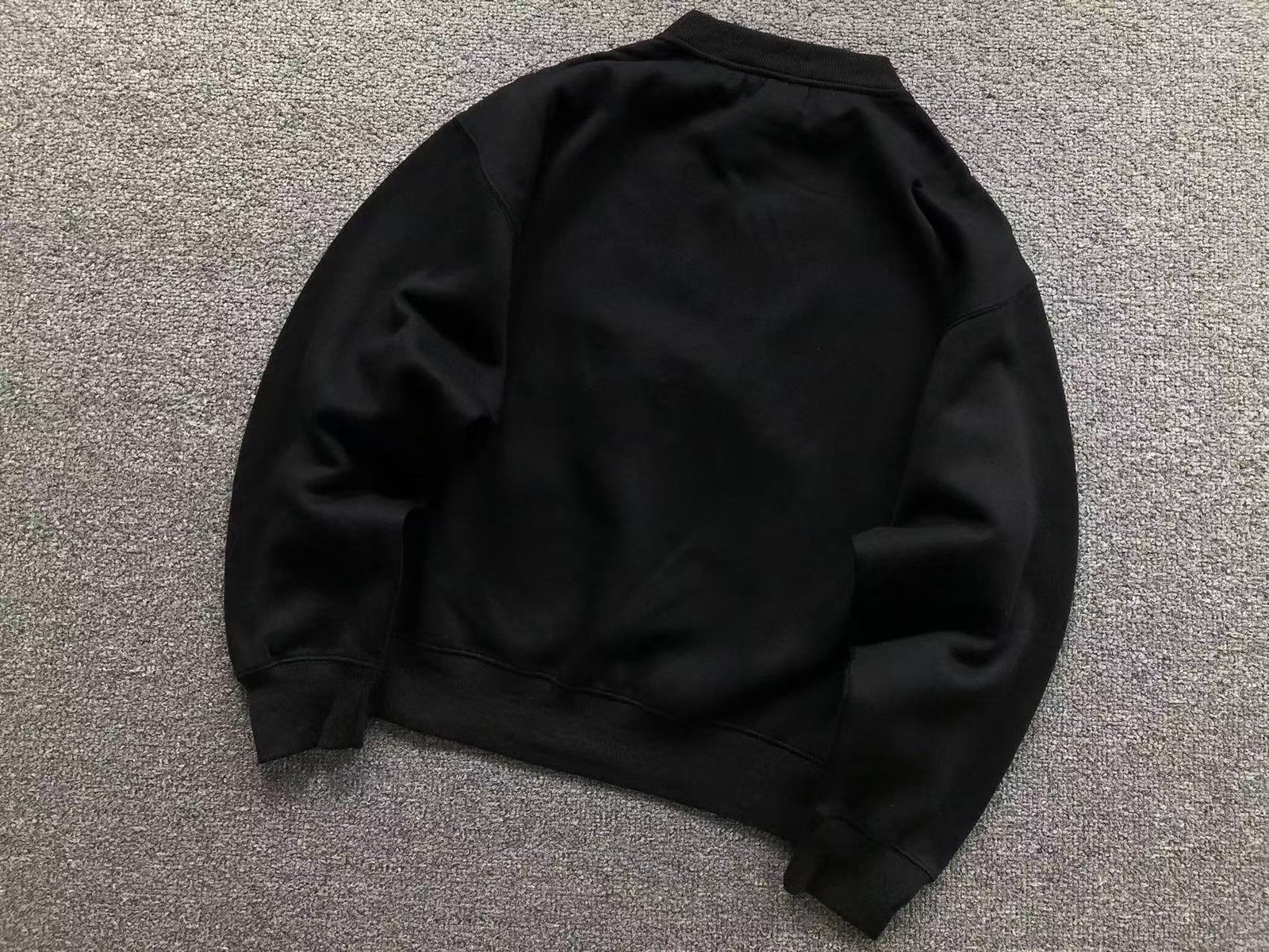 Nike x Stussy Sweatshirt Fleece Black - Image 7