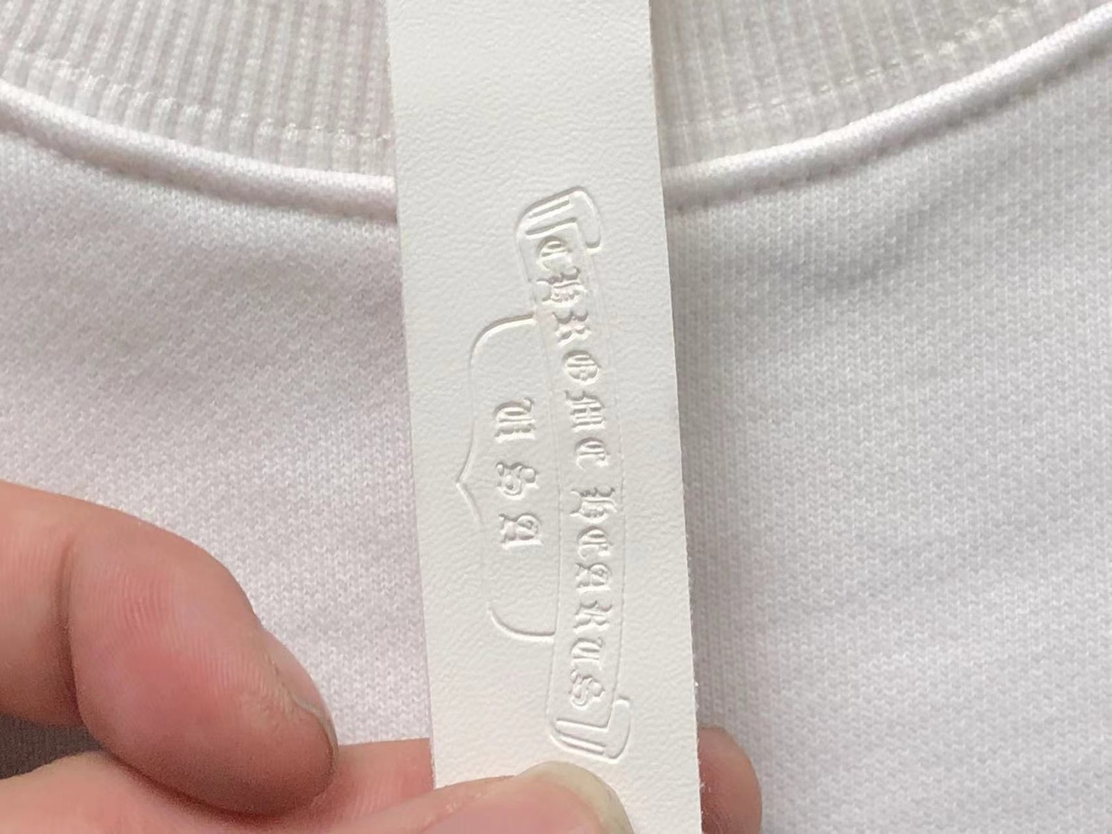 Chrome Hearts Logo Sweatshirt White - Image 7