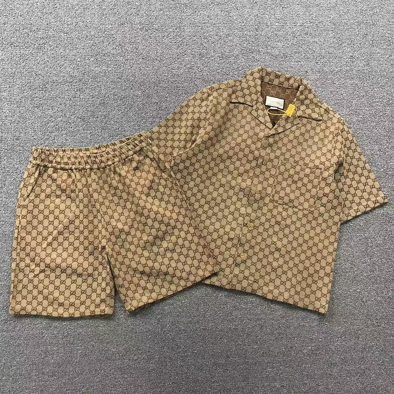 Gucci Print Logo Shorts - Image 7