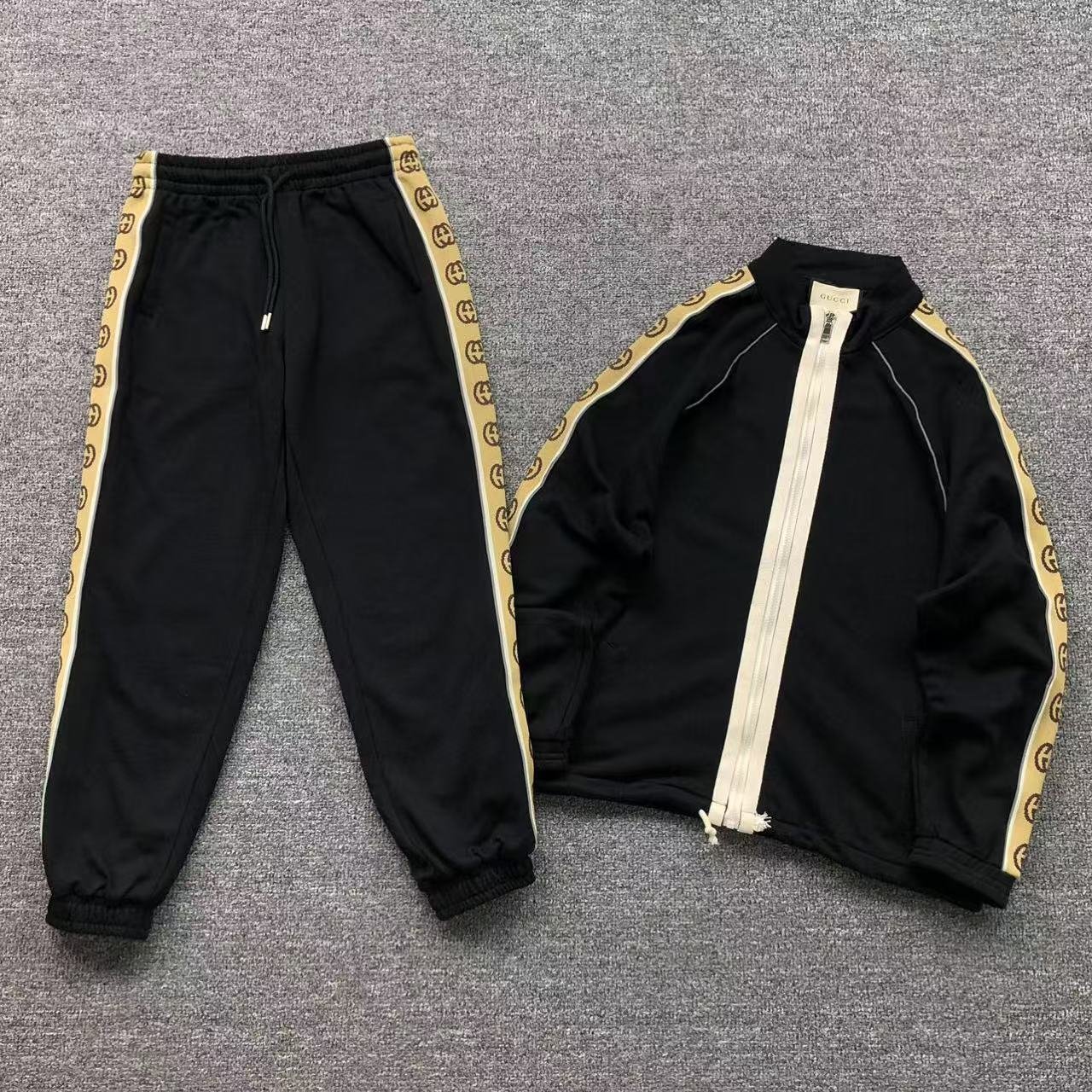 Gucci Logo Track Pants Black - Image 7
