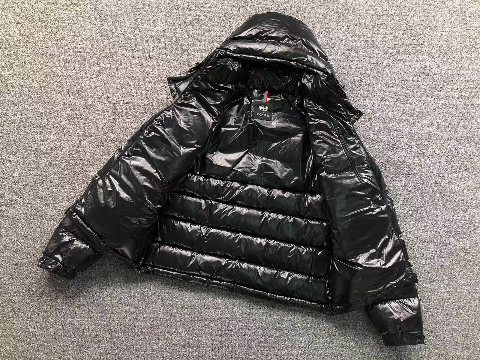 Moncler Batman Puffer Jacket Black - Image 9