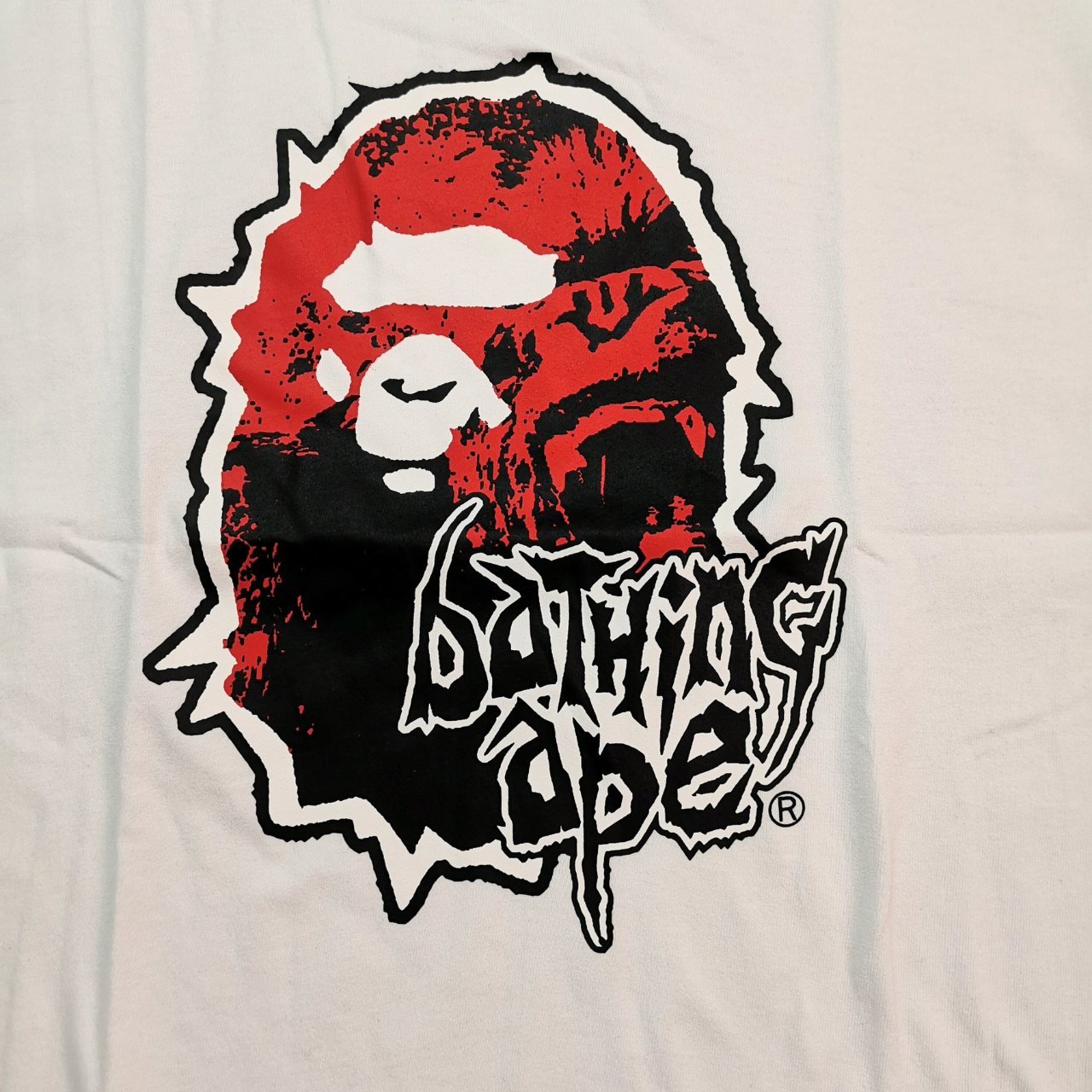 Bape Mad Ape Head Tee White - Image 4