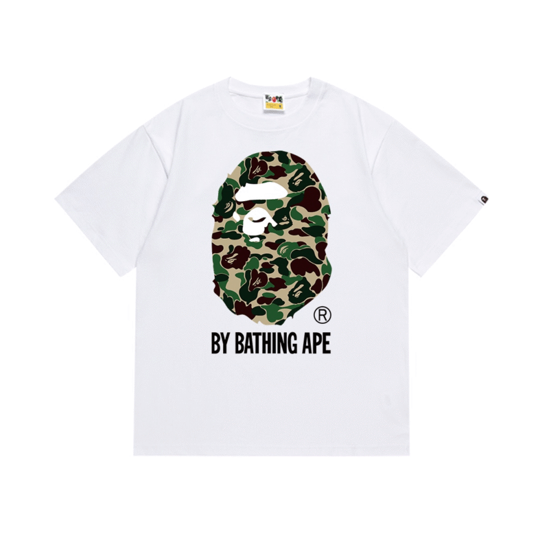 Bape Big Ape Head Tee white