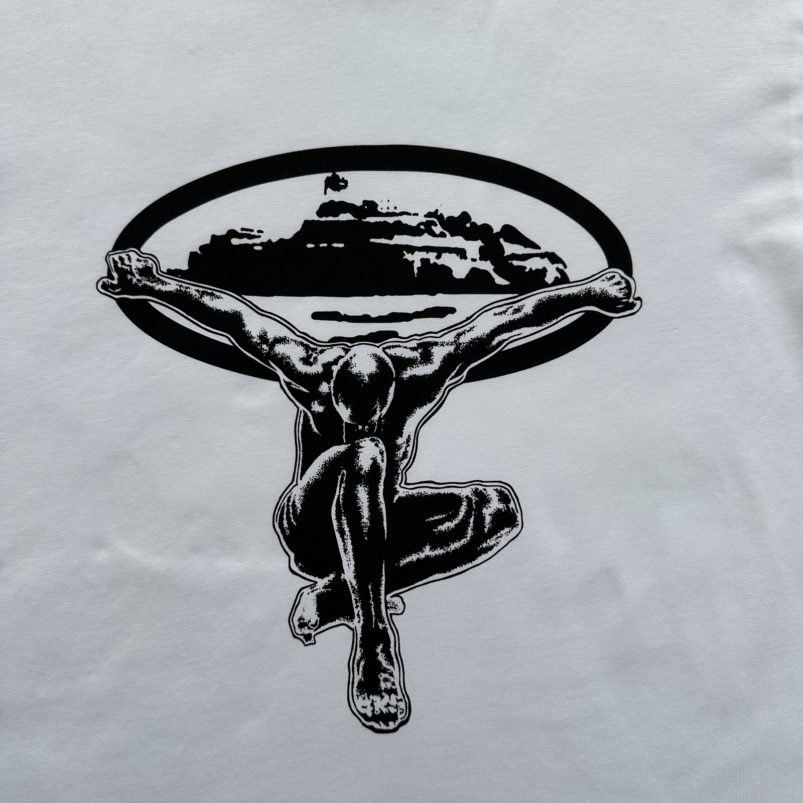 Corteiz Flying Man Statue Tshirt - Image 3