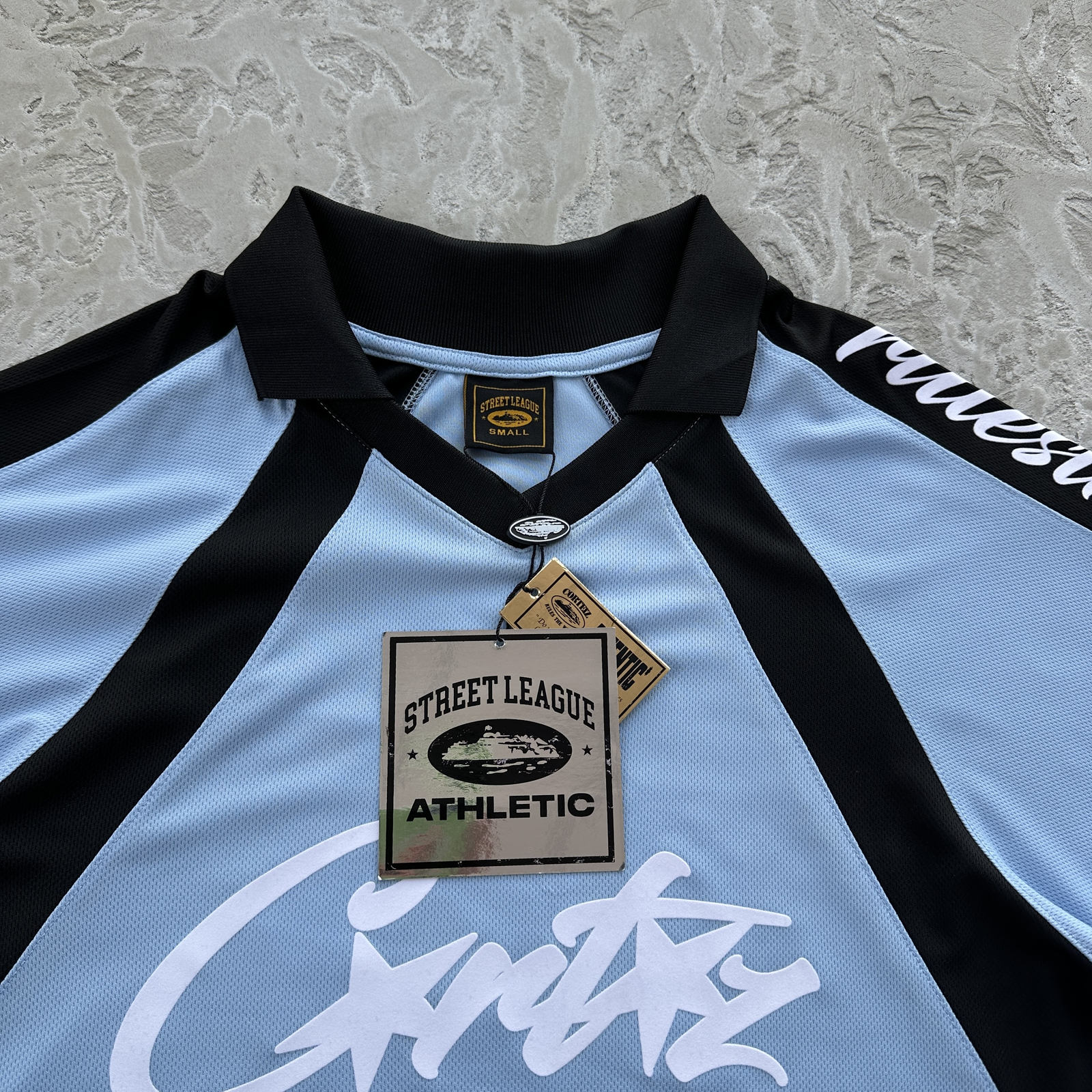 Corteiz Panel Jersey Sky Blue - Image 3