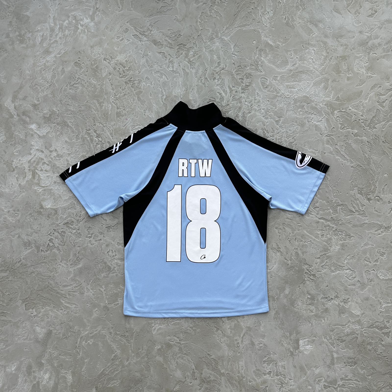 Corteiz Panel Jersey Sky Blue - Image 2