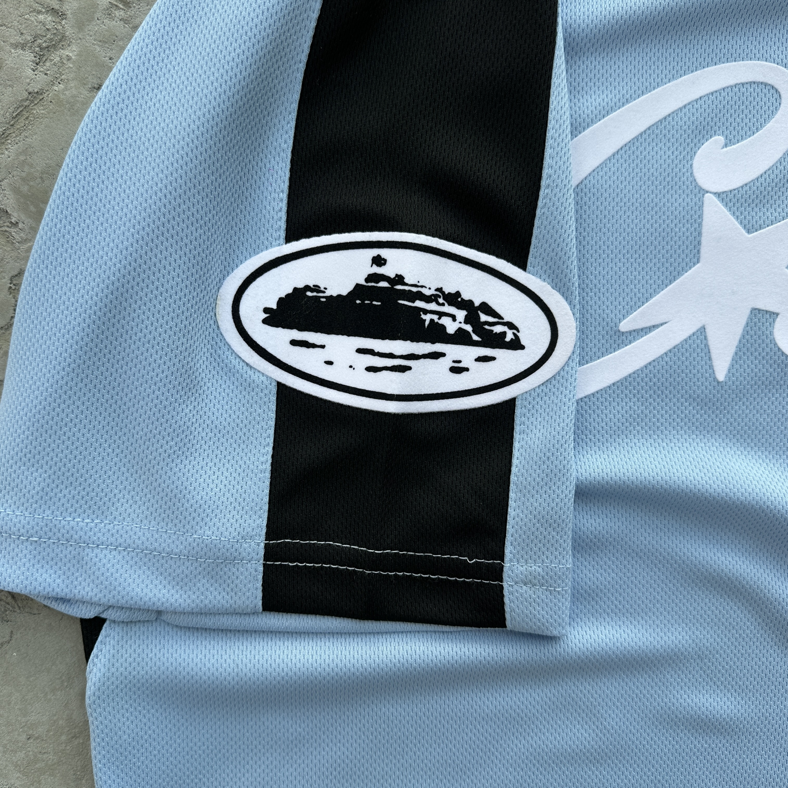 Corteiz Panel Jersey Sky Blue - Image 6