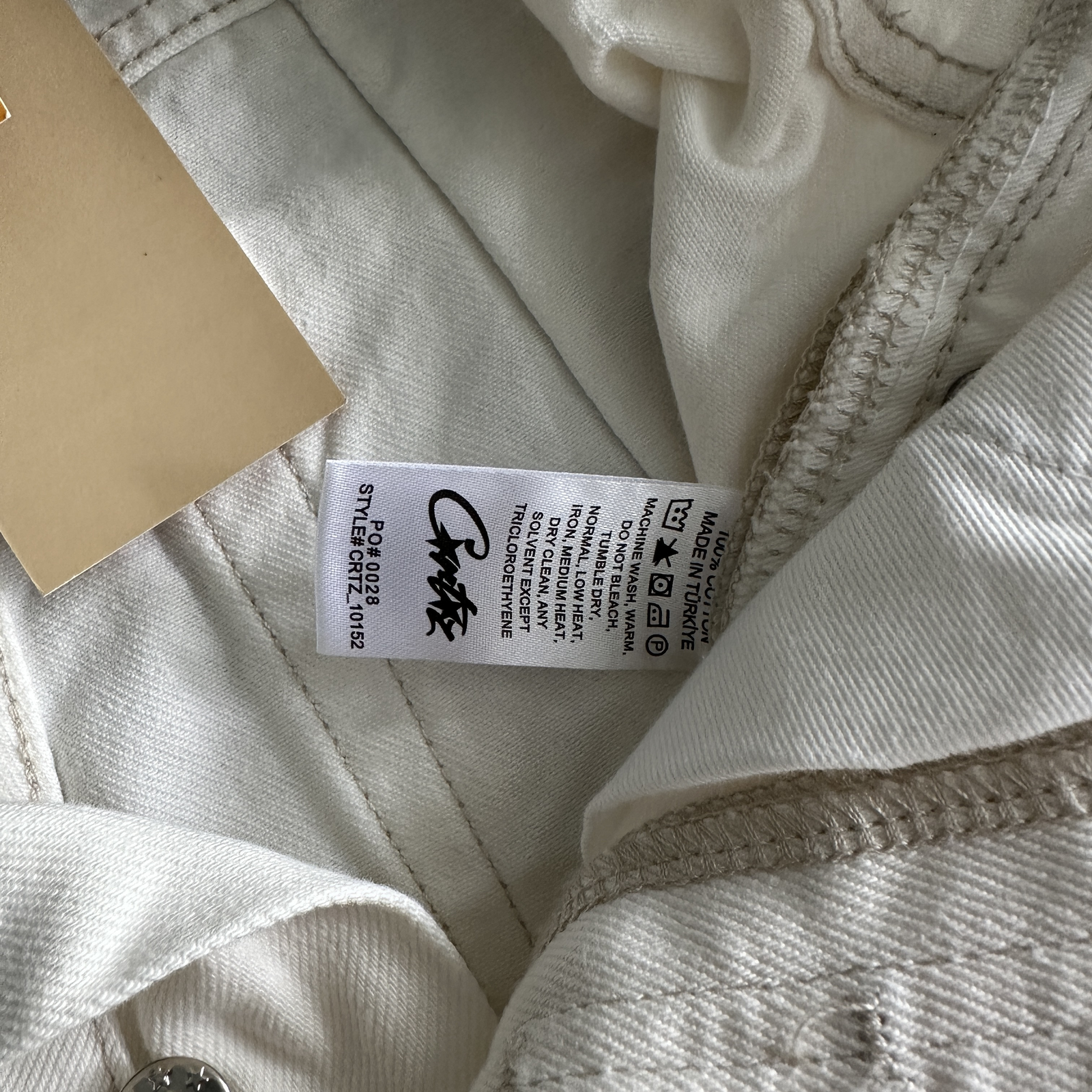 Corteiz Denim Shorts Jeans-White - Image 10