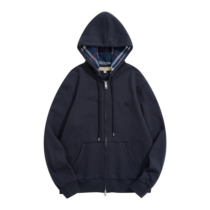 Burberry Pattern Zip Up Hoodie - Image 4