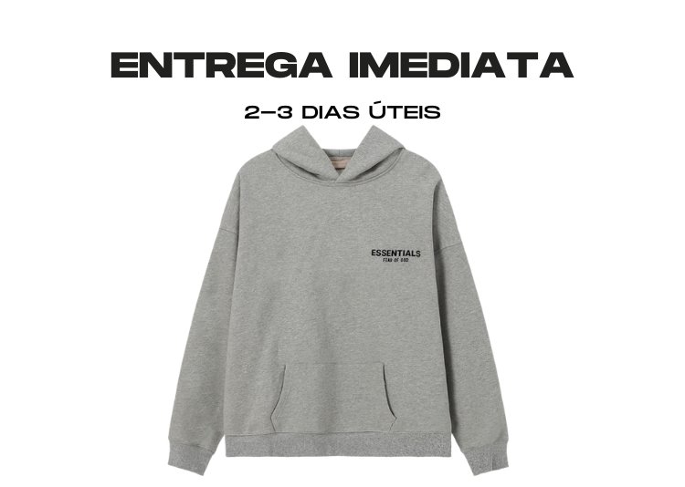 Fear Of God Essentials Grey Sweater - Tamanho: M