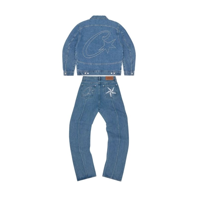 Corteiz Denim Blue Full Set