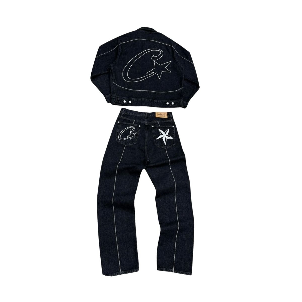 Corteiz Denim Black Full Set
