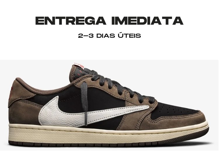 Air Jordan 1 Retro Low Travis Scott Mocha - Tamanho: 38