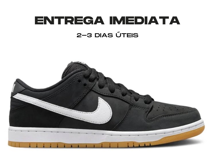 Nike SB Dunk Low Pro 'Black Gum' - Tamanho: 40.5
