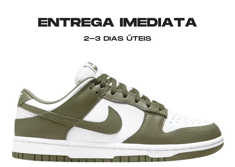 Nike Dunk Low Medium Olive - Tamanho: 38