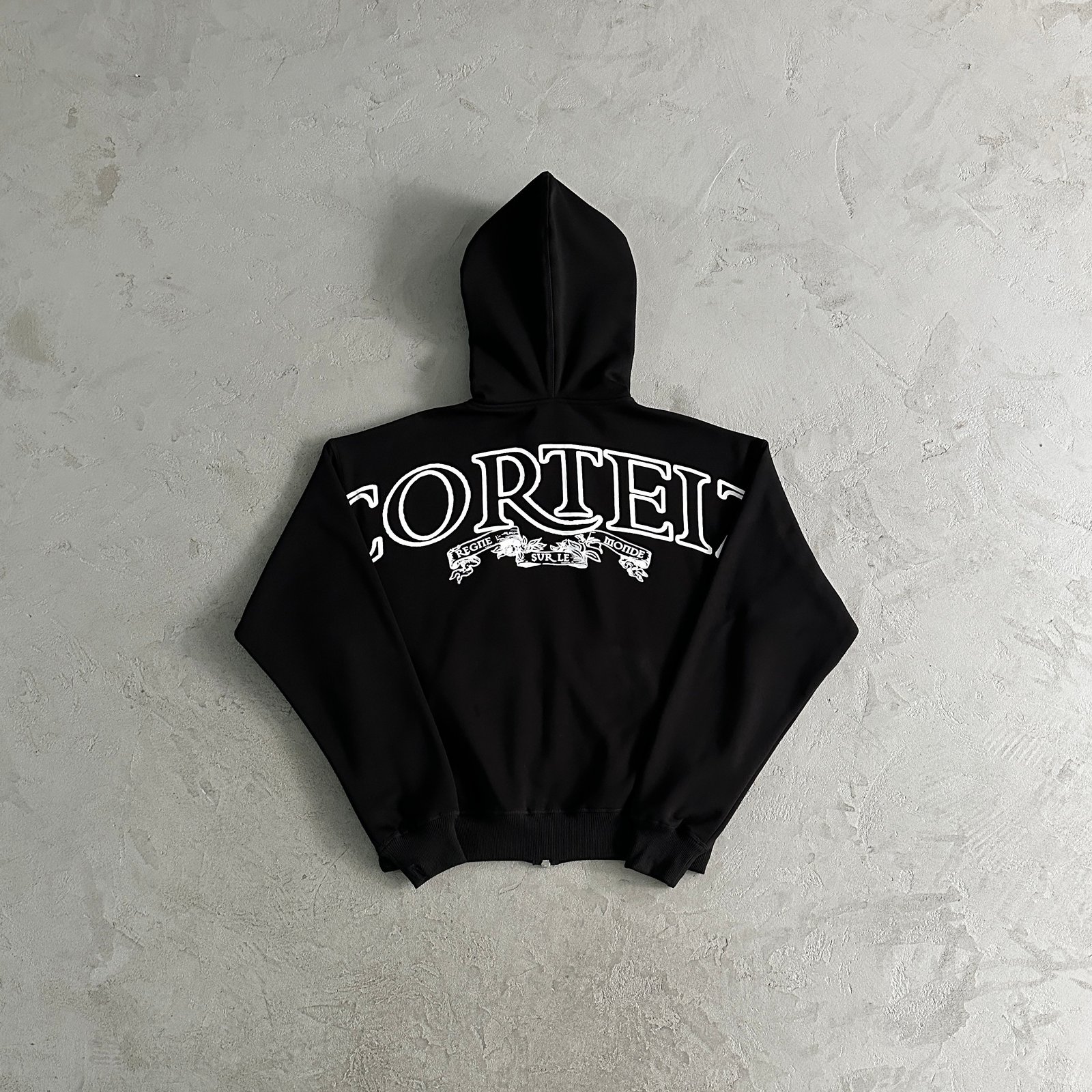 Corteiz Superior Royale Zip Hoodie Black - Image 5