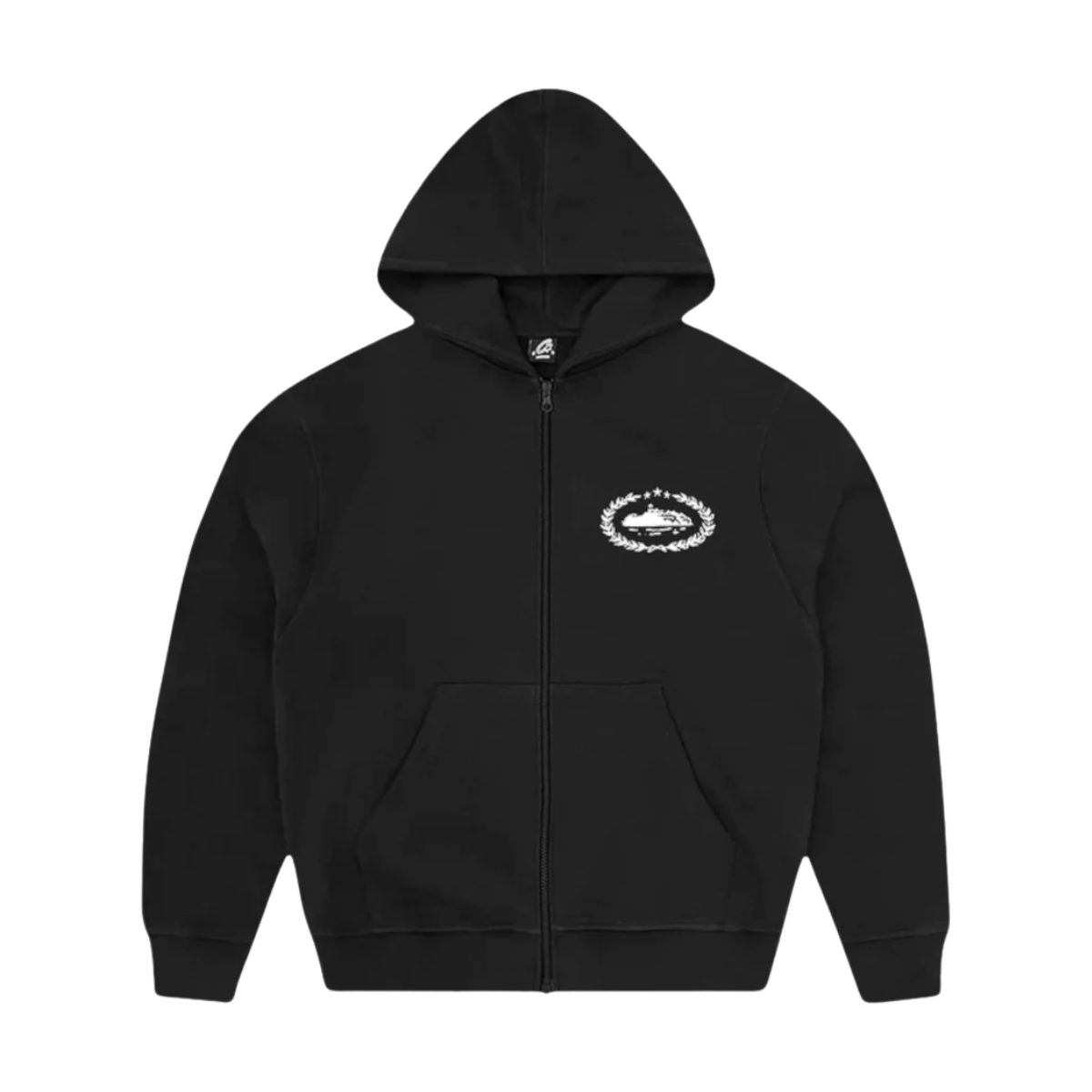 Corteiz Superior Royale Zip Hoodie Black