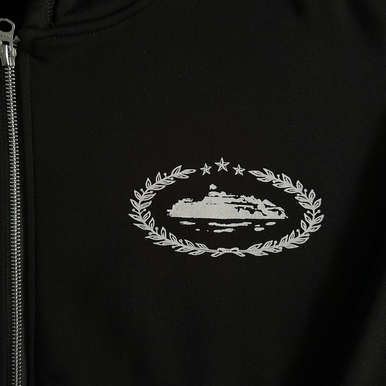 Corteiz Superior Royale Zip Hoodie Black - Image 4